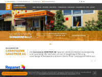 sandtner.ch Webseite Vorschau