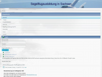 segelflug-sachsen.de Webseite Vorschau