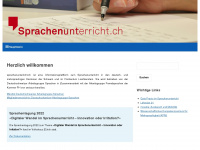 sprachenunterricht.ch Webseite Vorschau