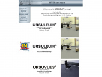 ursuleum.de Webseite Vorschau