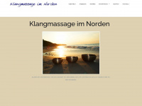 klangmassage-im-norden.de Webseite Vorschau