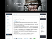 uw-gaming.de Webseite Vorschau