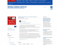 world-media-watch.org Webseite Vorschau