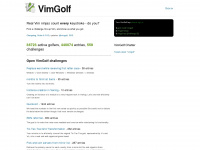 vimgolf.com Webseite Vorschau