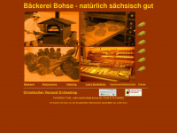 baeckerei-bohse.de Webseite Vorschau