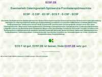 ecsf.de Webseite Vorschau