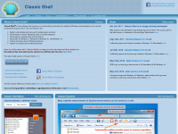 classicshell.net Webseite Vorschau