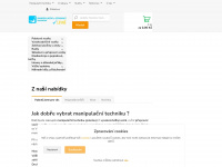 manipulacni-technika-levne.cz Webseite Vorschau