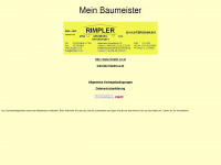 rimpler.co.at Webseite Vorschau