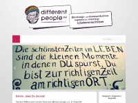 different-people.de Webseite Vorschau