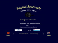 tropical-aquaworld.com Webseite Vorschau