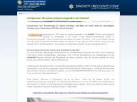 iontophorese.ch Webseite Vorschau