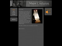 majorconfusion.de Webseite Vorschau