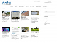 buescher-architektur.de Webseite Vorschau