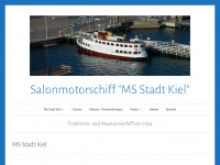 salonmotorschiff-stadt-kiel.de Webseite Vorschau