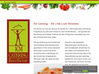 km-catering.de Webseite Vorschau