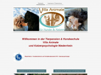 villa-animale.de Webseite Vorschau