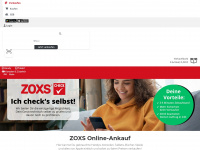zoxs.de Webseite Vorschau