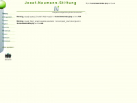 josef-neumann-stiftung.de Webseite Vorschau