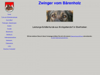 zwinger-vom-baerenholz.de Webseite Vorschau