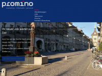 promino.ch Webseite Vorschau