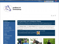proequishop.ch Webseite Vorschau
