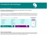 tcm-dermatologie.com Webseite Vorschau