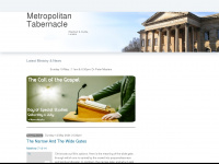 metropolitantabernacle.org Webseite Vorschau