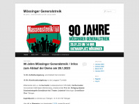 moessingergeneralstreik.wordpress.com Webseite Vorschau