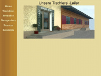 tischlerei-leiler.com Webseite Vorschau