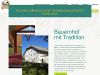 verwoehnbauernhof.at Webseite Vorschau