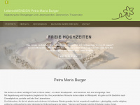 petra-maria-burger.com Webseite Vorschau