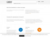 qcm.ag Webseite Vorschau