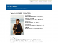 thematext.ch Webseite Vorschau