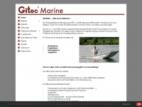 gitec-marine.com Webseite Vorschau