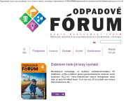 odpadoveforum.cz Webseite Vorschau