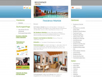 residence-atlantide.de Webseite Vorschau