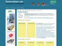 rattenfallen.net Webseite Vorschau