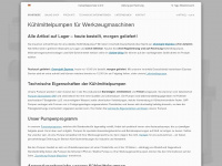 kuhlwasserpumpen.de Webseite Vorschau