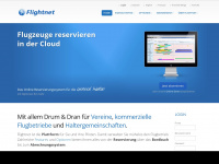 flightnet.aero Webseite Vorschau
