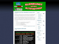 kleinkunstzelt.wordpress.com Webseite Vorschau