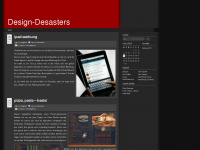 designdesasters.wordpress.com Webseite Vorschau