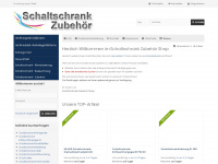 schaltschrank-zubehoer.net Webseite Vorschau