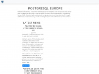 postgresql.eu Webseite Vorschau