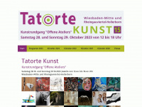 tatorte-kunst.de Webseite Vorschau