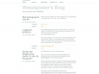 weselpower.wordpress.com Webseite Vorschau