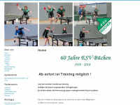 tischtennis-buechen.de Webseite Vorschau