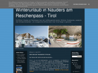 winterurlaub-nauders.blogspot.com Webseite Vorschau