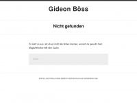 gideonboess.wordpress.com Webseite Vorschau