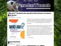 pandasthumb.org Webseite Vorschau